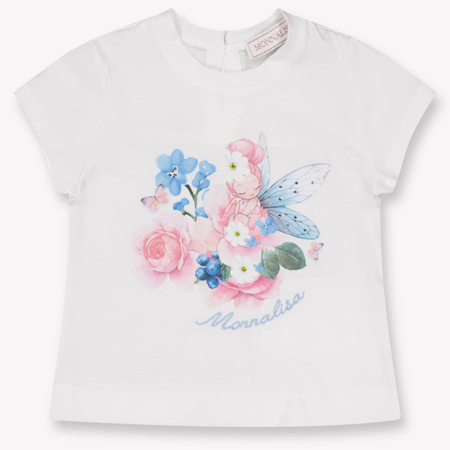 MonnaLisa Bébé Filles T-shirt dans Blanc