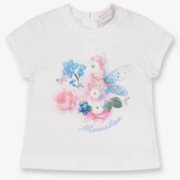 MonnaLisa Bébé Filles T-shirt dans Blanc