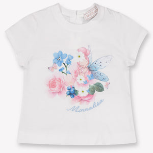 MonnaLisa Bébé Filles T-shirt dans Blanc