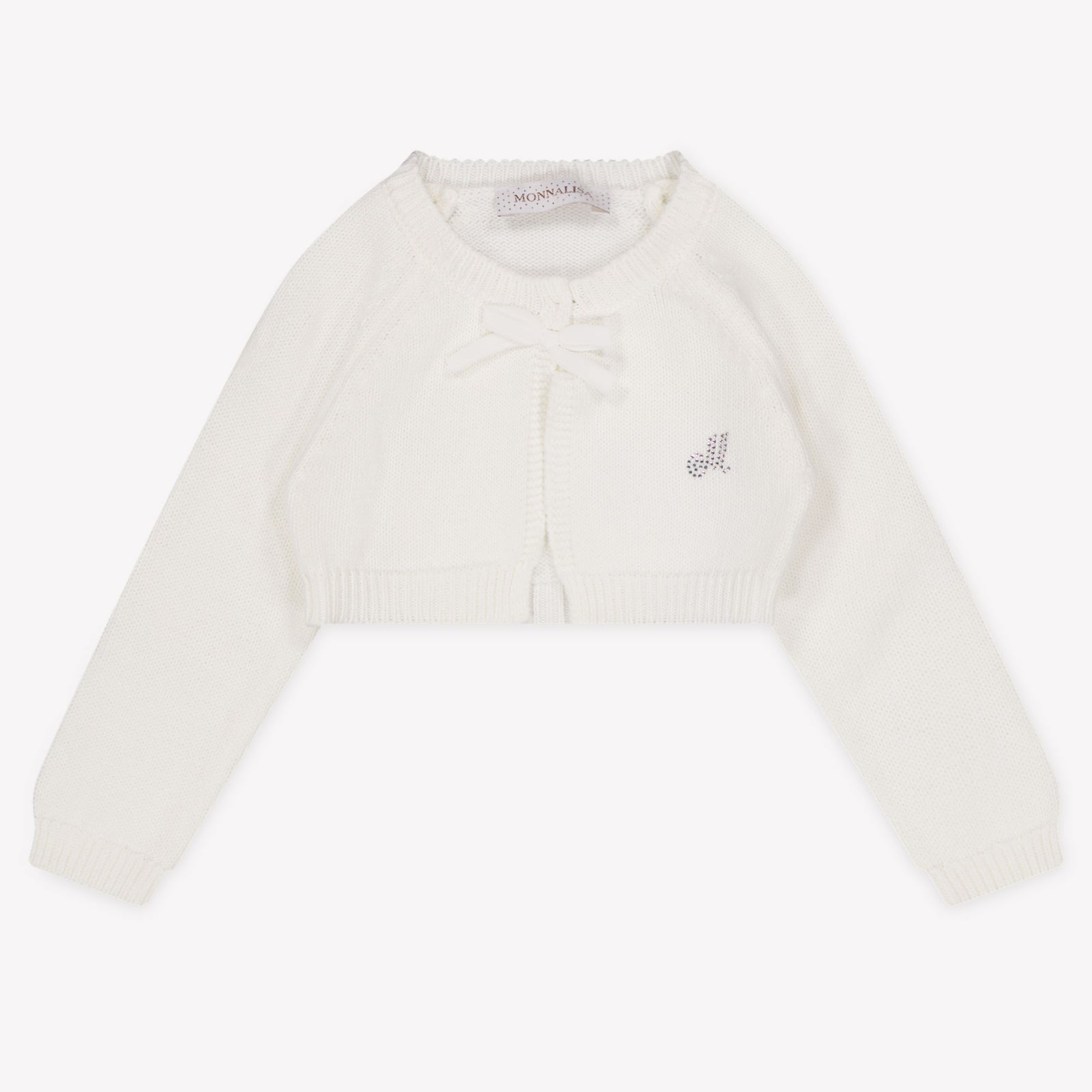 MonnaLisa bebe Chicas Cárdigan en Blanco