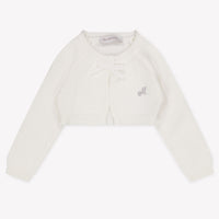 MonnaLisa Baby Meisjes Vest In Wit