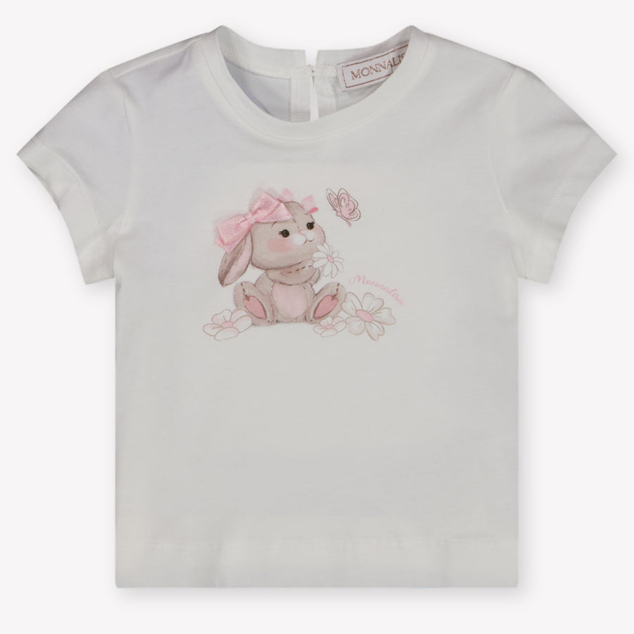 MonnaLisa Bambino Ragazze Maglietta dentro Off White
