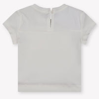 MonnaLisa Bébé Filles T-shirt en blanc cassé