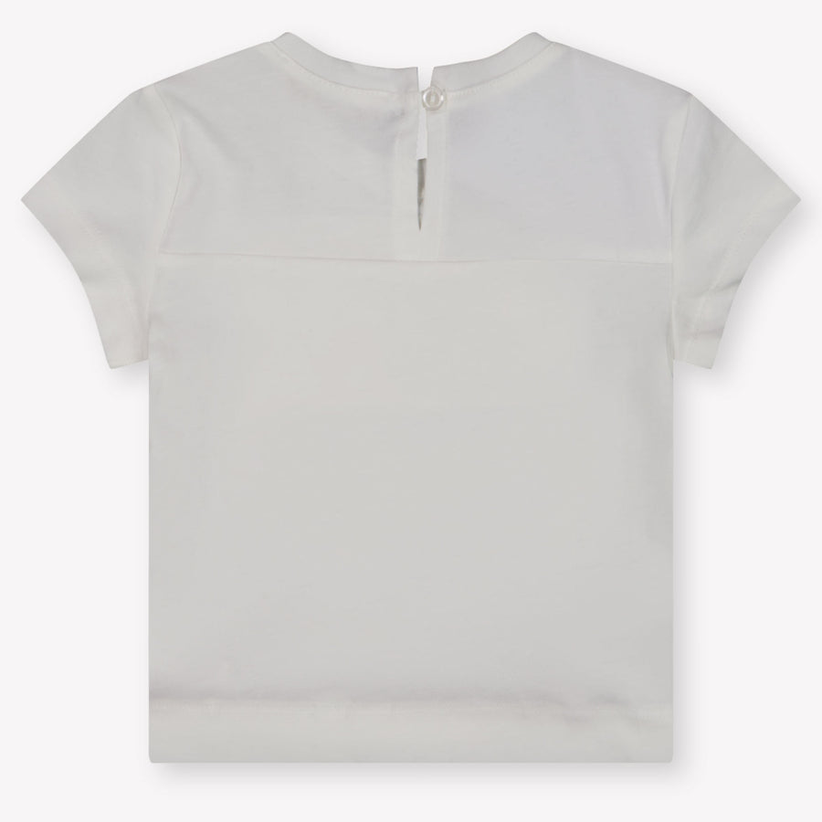 MonnaLisa Bébé Filles T-shirt en blanc cassé