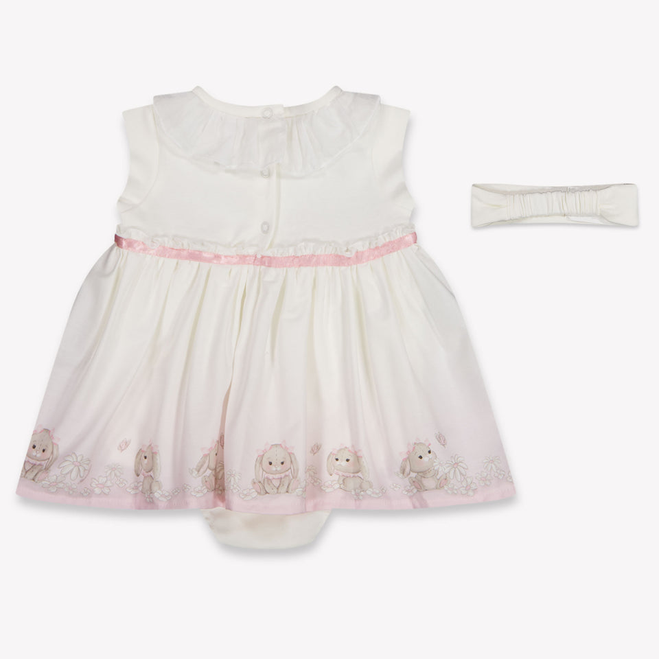MonnaLisa Baby Girls Dress In Light Pink