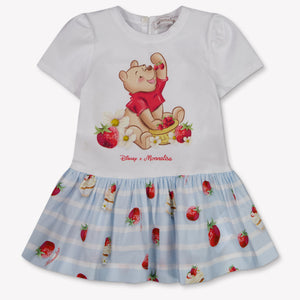 MonnaLisa Baby Girls Dress In White