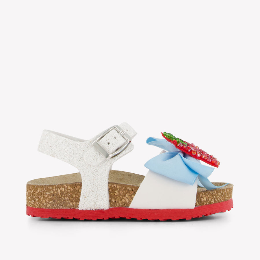 MonnaLisa Girls Sandals in Light Blue