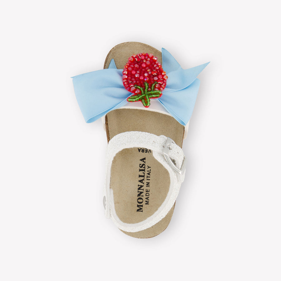 MonnaLisa Filles Sandales dedans Bleu Clair
