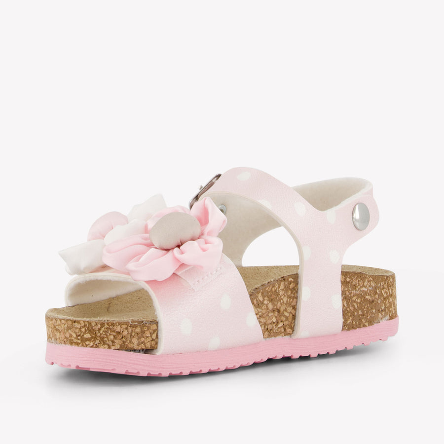 MonnaLisa Ragazze Sandali dentro Rosa Chiaro