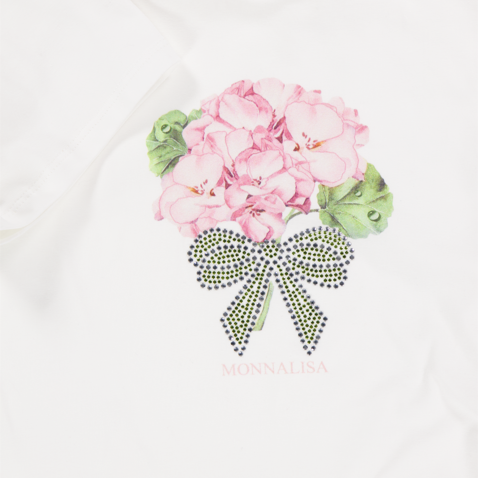 MonnaLisa Bambini Ragazze Maglietta dentro Bianco