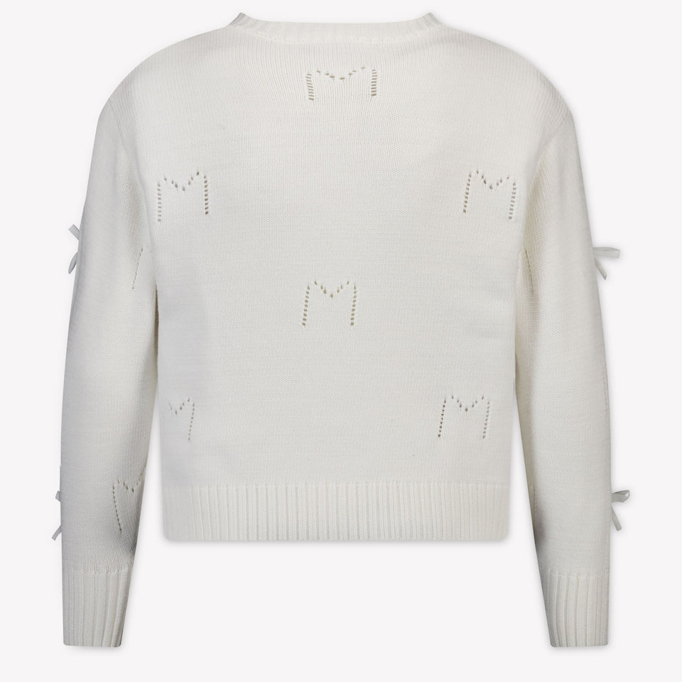 MonnaLisa Kinder Mädchen Strickjacke In Grauweiß