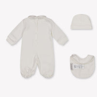 MonnaLisa Baby Meisjes Boxpakje In Wit