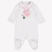 MonnaLisa Baby Meisjes Boxpakje In Off White