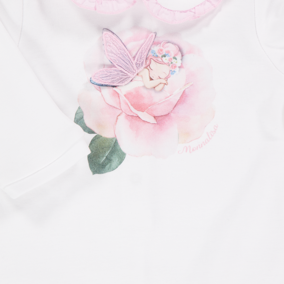 MonnaLisa Bébé Filles Combishort en blanc cassé