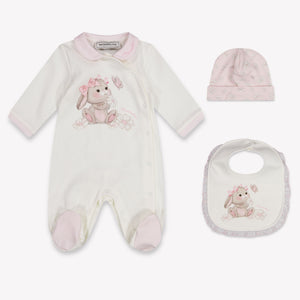 MonnaLisa Baby Meisjes Boxpakje In Off White