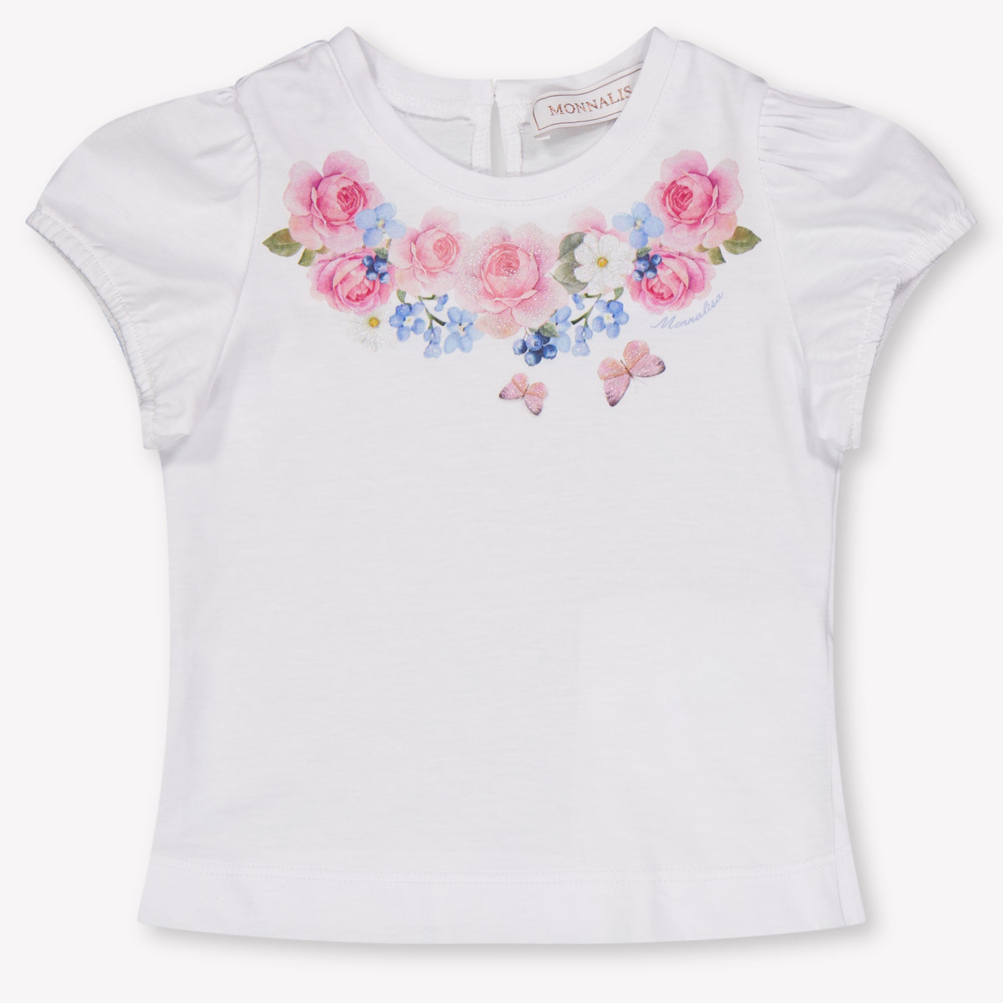 MonnaLisa Bébé Filles T-shirt dans Blanc