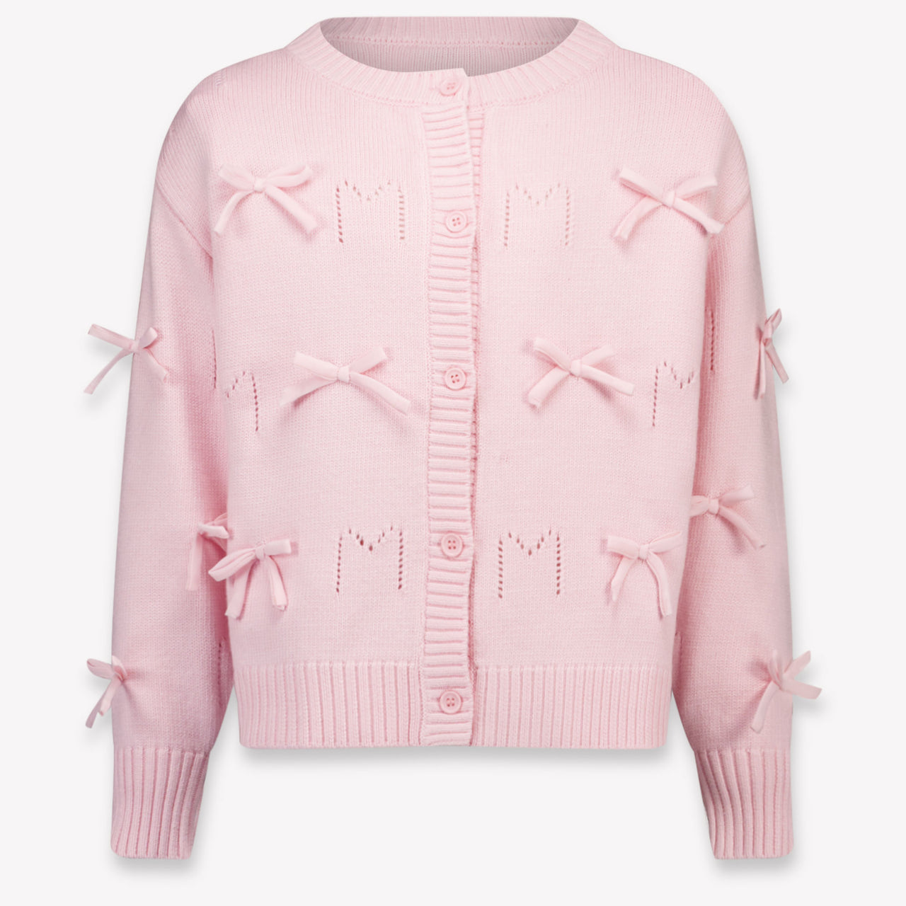 MonnaLisa niños Chicas Cárdigan en Rosa claro