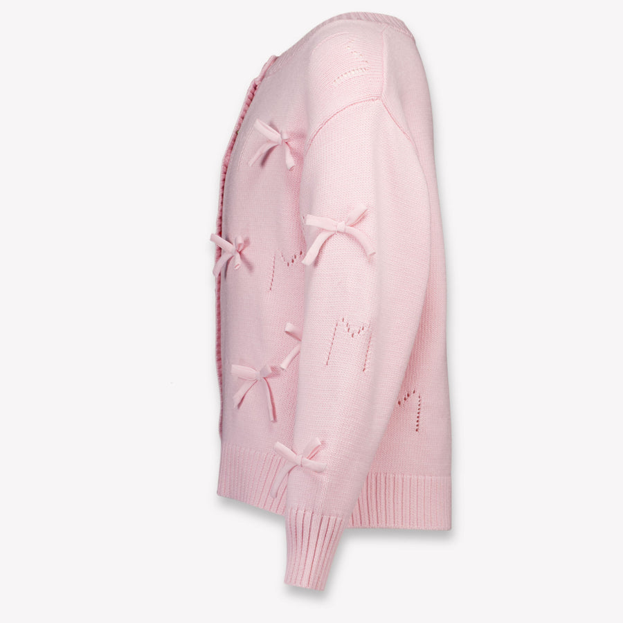 MonnaLisa niños Chicas Cárdigan en Rosa claro