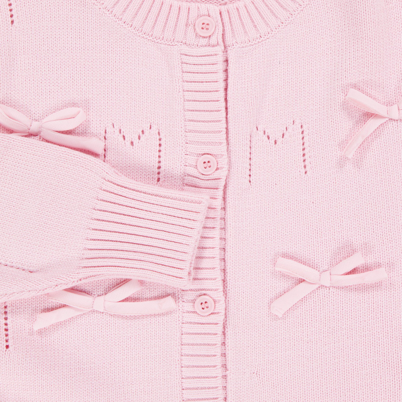 MonnaLisa niños Chicas Cárdigan en Rosa claro
