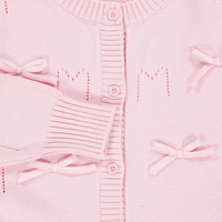 MonnaLisa niños Chicas Cárdigan en Rosa claro