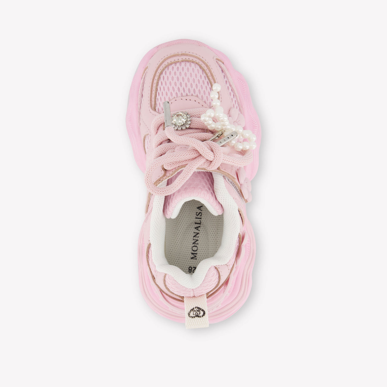 MonnaLisa Filles Baskets dans Rose Léger