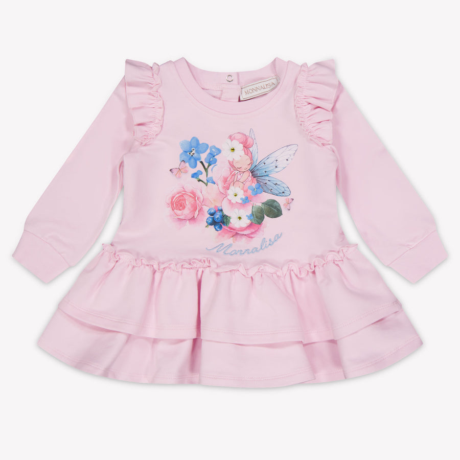 MonnaLisa Bébé Filles Habillez-vous Rose Léger