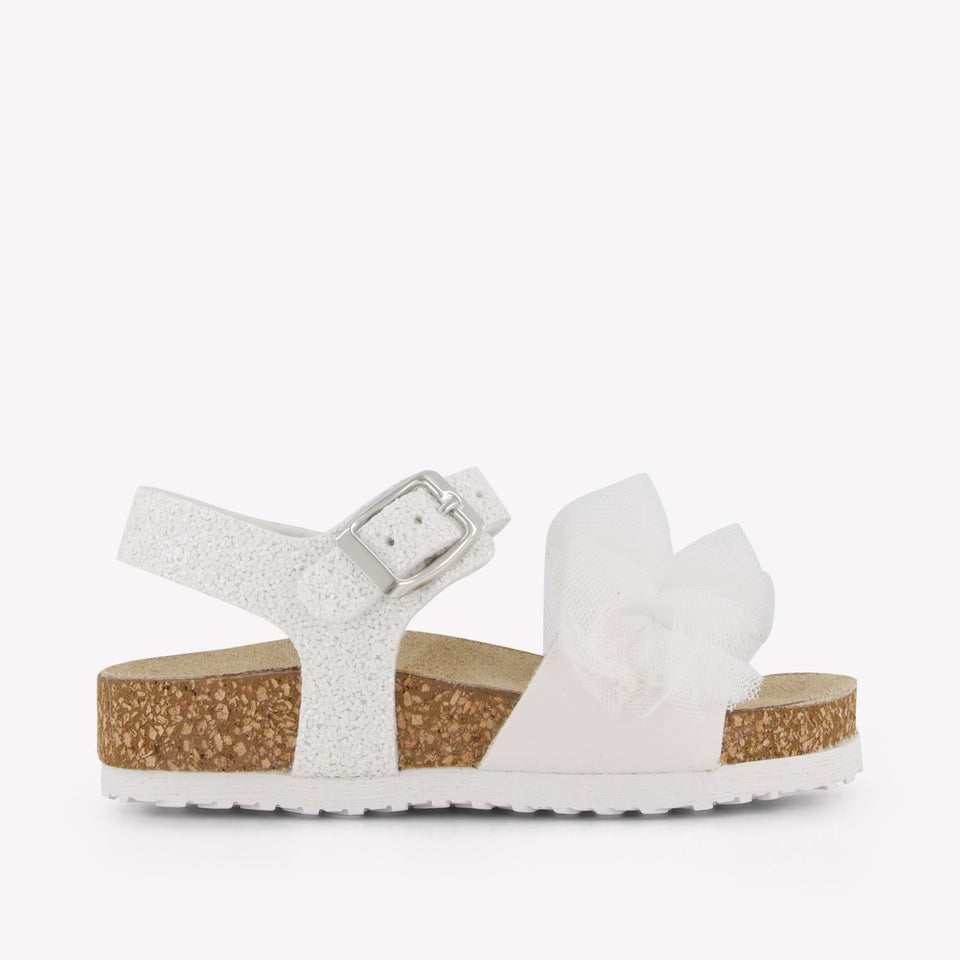 MonnaLisa Girls Sandals In White