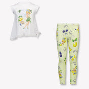MonnaLisa Kids Girls Set In White
