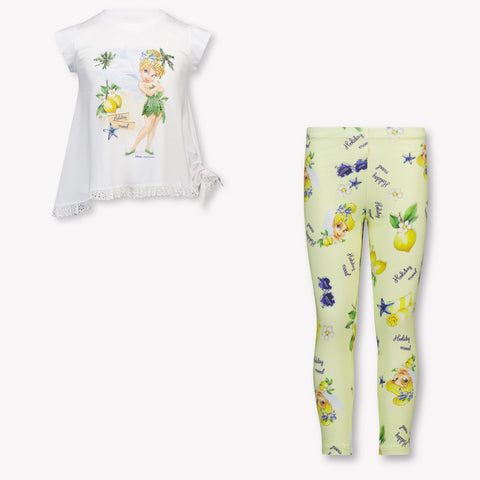 MonnaLisa Kids Girls Set In White