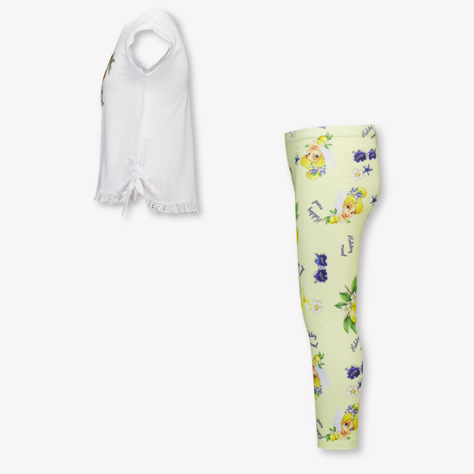 MonnaLisa Kids Girls Set In White