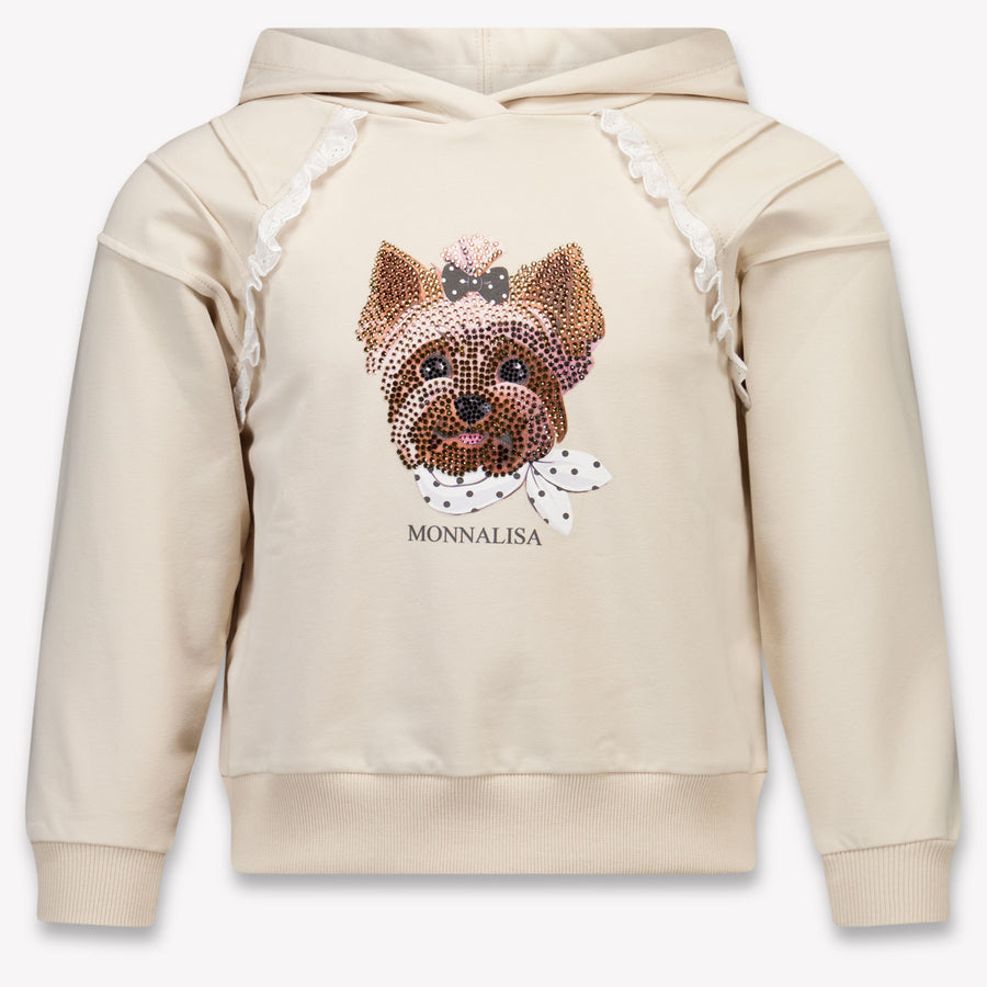 MonnaLisa Enfants Filles Pull en Beige