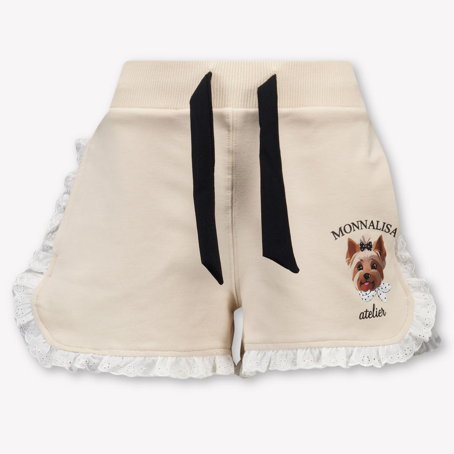 MonnaLisa Enfants Filles Short dans Beige