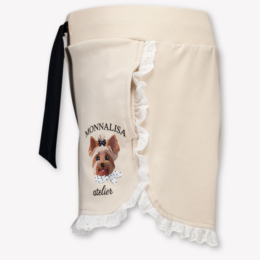 MonnaLisa Enfants Filles Short dans Beige