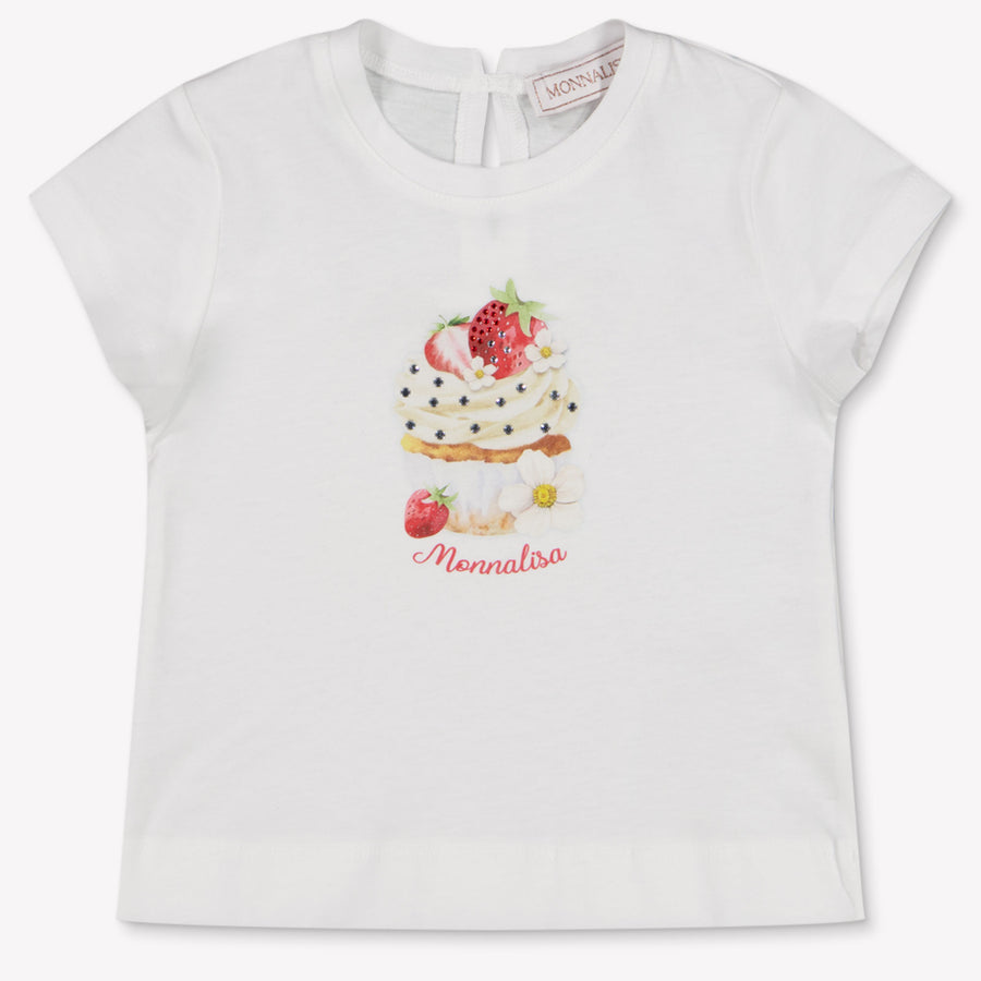 MonnaLisa bebe Chicas Camiseta adentro Blanco
