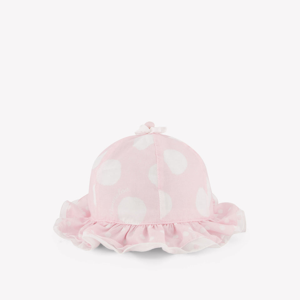 MonnaLisa Bambino Ragazze Cappello dentro Rosa Chiaro
