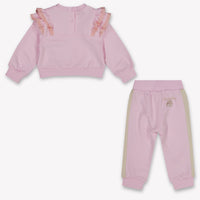 MonnaLisa Baby Mädchen Jogginganzug In Hellrosa