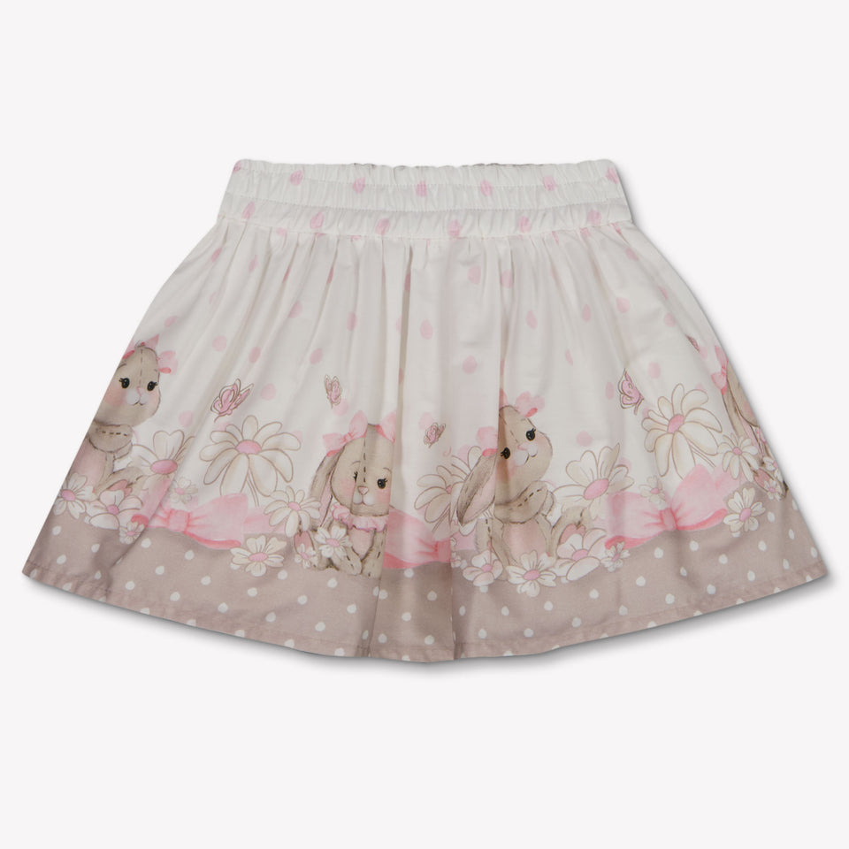 MonnaLisa Baby Girls Skirt In Light Beige
