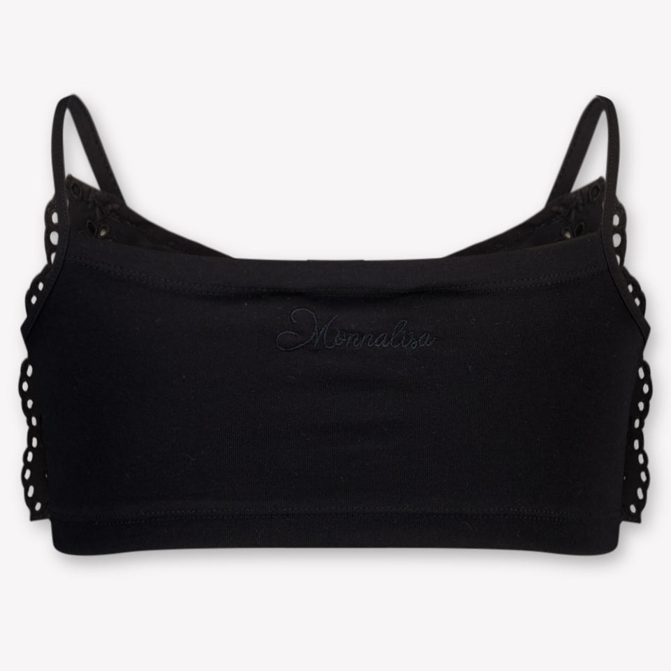 MonnaLisa Enfants Filles T-shirt dans Noir