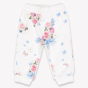 MonnaLisa bebe Chicas Traje de jogging En Blanco