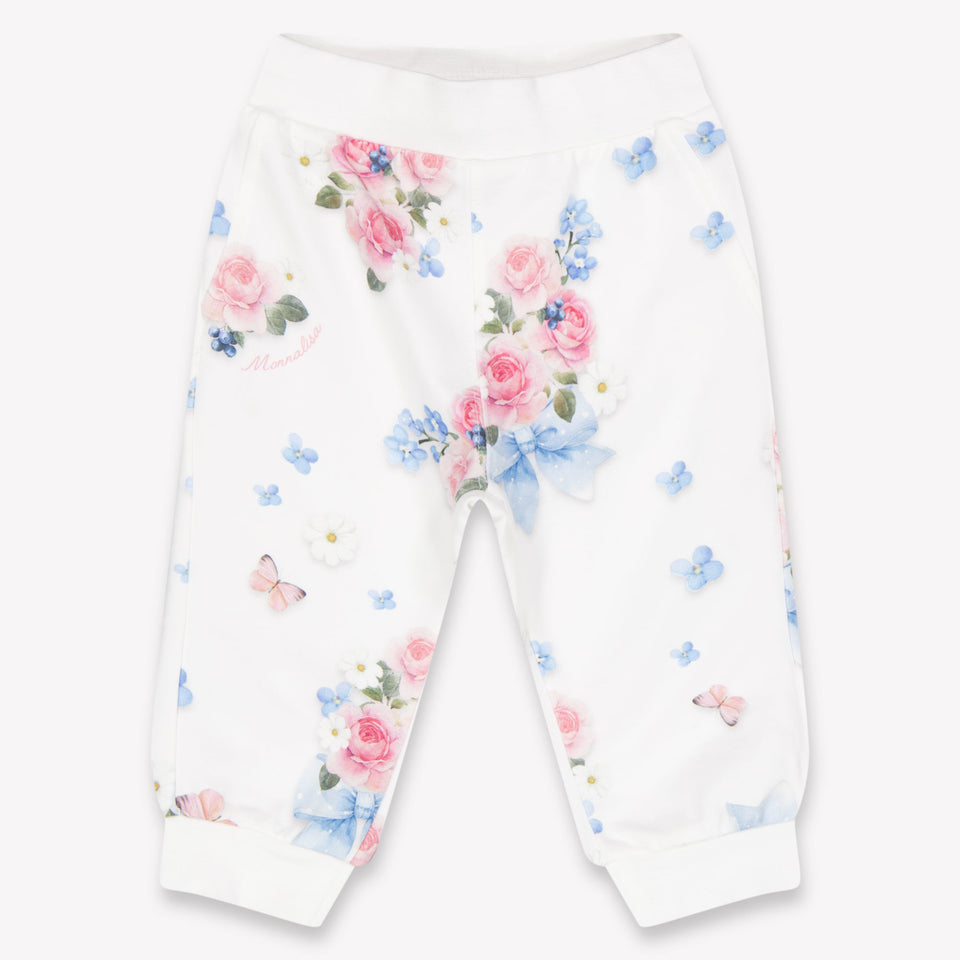 MonnaLisa bebe Chicas Traje de jogging En Blanco