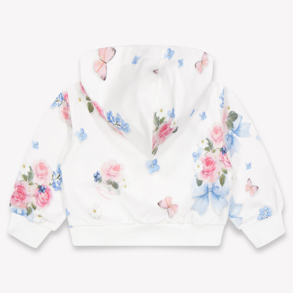 MonnaLisa bebe Chicas Traje de jogging En Blanco