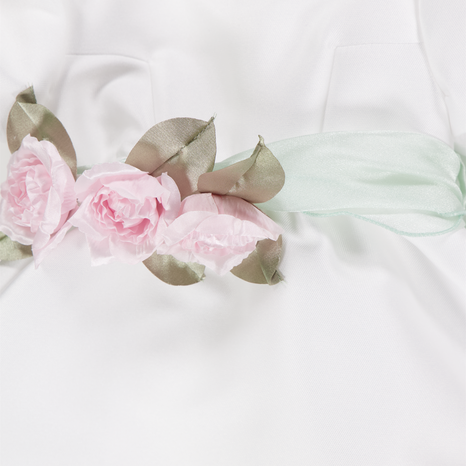 MonnaLisa Bébé Filles Habillez-vous Blanc