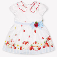 MonnaLisa Bébé Filles Habillez-vous Blanc