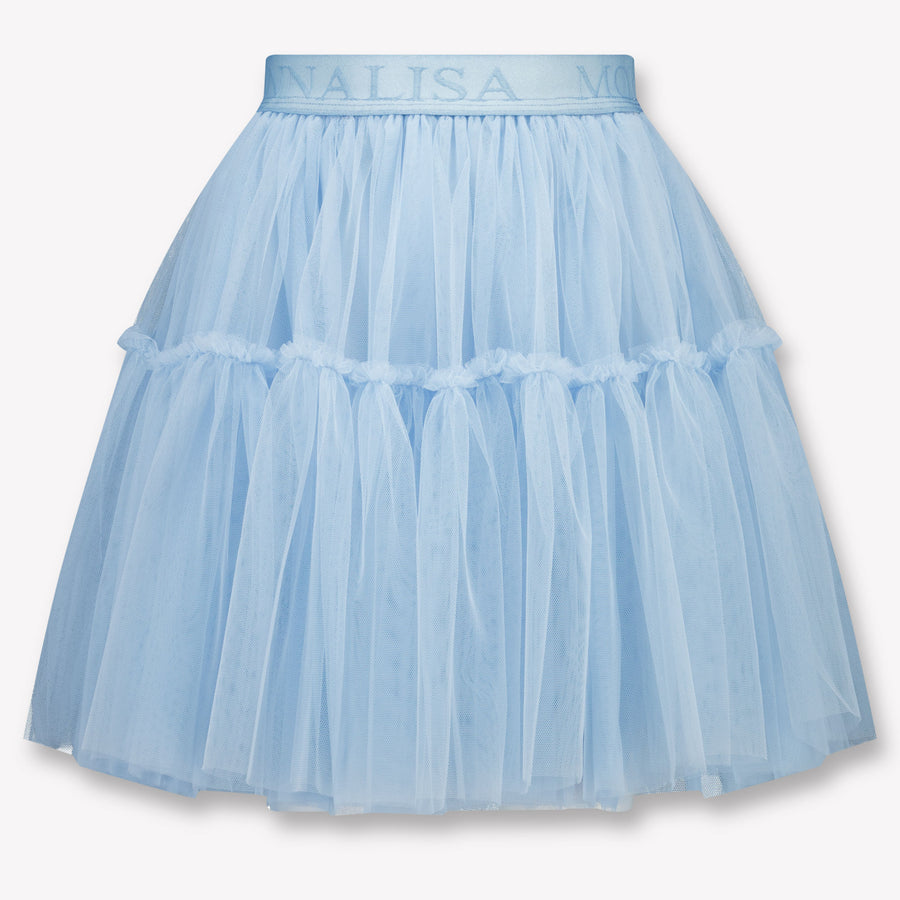 MonnaLisa Enfants Filles Jupe en Bleu Clair