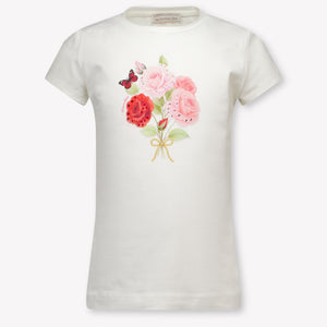MonnaLisa Enfants Filles T-shirt dans Blanc