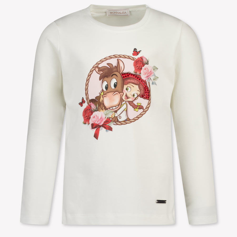 MonnaLisa Mädchen T-Shirt in Off-White