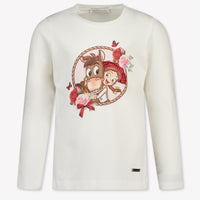 MonnaLisa Bambini Ragazze Maglietta dentro Off White