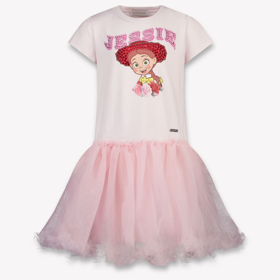 MonnaLisa Enfants Filles Habillez-vous Rose Léger