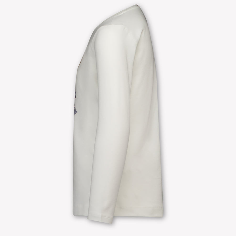 MonnaLisa Bambini Ragazze Maglietta dentro Off White