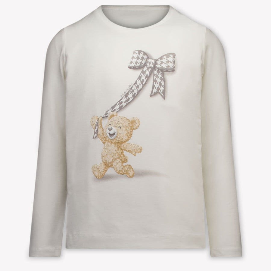 MonnaLisa niños Chicas Camiseta adentro Blanco Roto